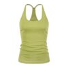 Versatile & Slimming Fitted Sports Tank Top — Green
