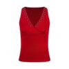 Stylish and Chic Slim-Fit Tank Top — Red